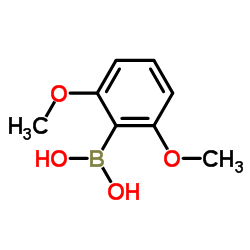 2,6-二甲氧基苯硼酸结构式