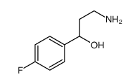 3-氨基-1-(4-氟苯基)-1-丙醇结构式