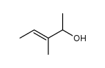 (rac,E)-3-methylpent-3-en-2-ol Structure