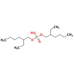 二(2-乙基己基)磷酸酯结构式