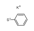 Benzenethiol, potassium salt Structure