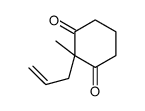 2-methyl-2-prop-2-enylcyclohexane-1,3-dione结构式