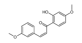 1-(2-hydroxy-4-methoxyphenyl)-3-(3-methoxyphenyl)prop-2-en-1-one结构式
