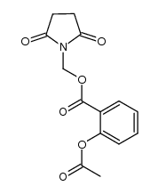 (2,5-dioxopyrrolidin-1-yl)methyl 2-acetoxybenzoate结构式