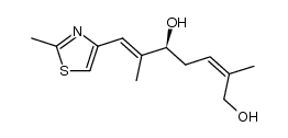 (S,2Z,6E)-2,6-dimethyl-7-(2-methylthiazol-4-yl)hepta-2,6-diene-1,5-diol Structure