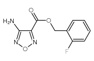 (2-fluorophenyl)methyl 4-amino-1,2,5-oxadiazole-3-carboxylate Structure