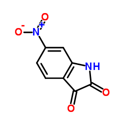 6-Nitro-1H-indole-2,3-dione structure