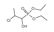 diethyl 1-hydroxy-2-chloropropylphosphonate结构式