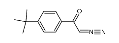1-(4-tert-butyl-phenyl)-2-diazo-ethanone结构式