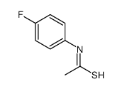 N-(4-fluorophenyl)ethanethioamide结构式