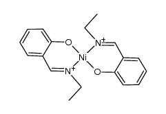 [nickel(II)bis(N-ethylsalicylideneiminate)]结构式