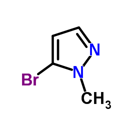 5-溴-1-甲基吡唑结构式