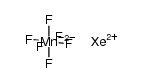 xenon(II)fluoromanganate(IV) Structure