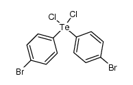 bis(4-bromophenyl)tellurium dichloride Structure