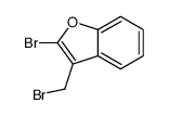 2-bromo-3-(bromomethyl)-1-benzofuran结构式