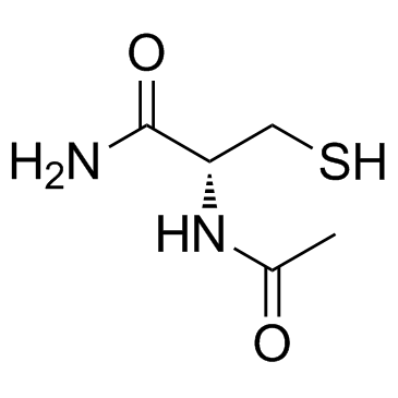 N-乙酰半胱氨酸酰胺结构式