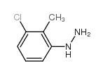 (3-氯-2-甲基苯基)肼盐酸盐结构式