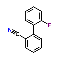 2'-Fluoro-2-biphenylcarbonitrile Structure