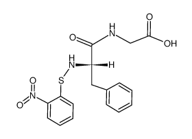o-Nitrophenylsulfenyl-L-phenylalanylglycin Structure