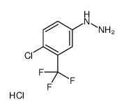 4-氯-3-(三氟甲基)苯肼盐酸盐结构式