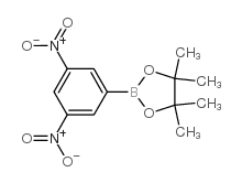 2-(3,5-二硝基苯基)-4,4,5,5-四甲基-1,3,2-二氧杂环戊硼烷结构式