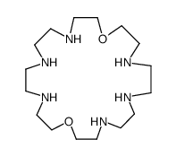 1,13-dioxa-4,7,10,16,19,22-hexazacyclotetracosane结构式