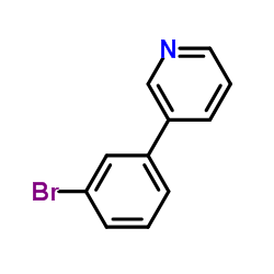 3-(3-溴苯基)吡啶结构式