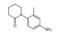 1-(4-amino-2-methylphenyl)piperidin-2-one结构式