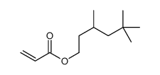 3,5,5-三甲基己基-丙烯酸酯结构式