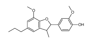 dihydrodehydrodiisoeugenol Structure