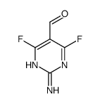 5-Pyrimidinecarboxaldehyde, 2-amino-4,6-difluoro- (9CI)结构式