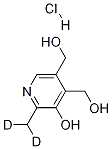 Pyridoxine-d2 HCl结构式