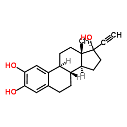 2-Hydroxy Ethynyl Estradiol Structure