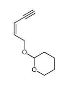 2-pent-2-en-4-ynoxyoxane Structure