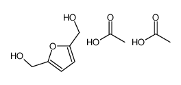 呋喃-2,5-二基双(亚甲基)二醋酸酯结构式