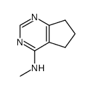 5H-Cyclopentapyrimidin-4-amine, 6,7-dihydro-N-methyl- (9CI) Structure