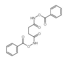 [3-(benzoyloxycarbamoyl)propanoylamino] benzoate结构式