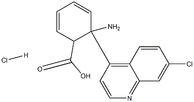 2-(7-chloroquinolin-4-yl)anthranilic acid hidrochloride Structure