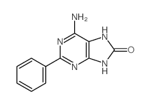 8H-Purin-8-one,6-amino-7,9-dihydro-2-phenyl- Structure