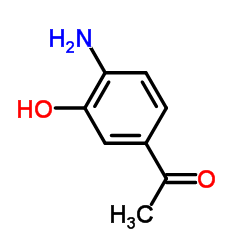 1-(4-amino-3-hydroxyphenyl)ethan-1-one Structure