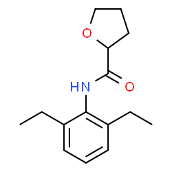 2-Furancarboxamide,N-(2,6-diethylphenyl)tetrahydro-(9CI) structure