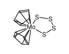 molybdocene tetrasulfide Structure