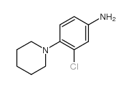 3-氯-4-哌啶-1-基-苯胺结构式