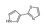 2-(1H-吡咯-3-基)-噻唑结构式