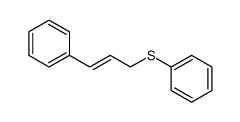 (E)-1-phenyl-3-(phenylthio)propene Structure
