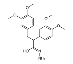 2,3-bis(3,4-dimethoxyphenyl)propanehydrazide结构式