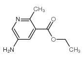 5-氨基-2-甲基烟酸乙酯结构式