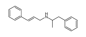 A-METHYL-N-(3-PHENYL-2-PROPENYL)BENZNEETHANAMINE结构式