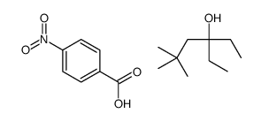 3-ethyl-5,5-dimethylhexan-3-ol,4-nitrobenzoic acid结构式