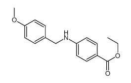 ethyl 4-[(4-methoxyphenyl)methylamino]benzoate结构式